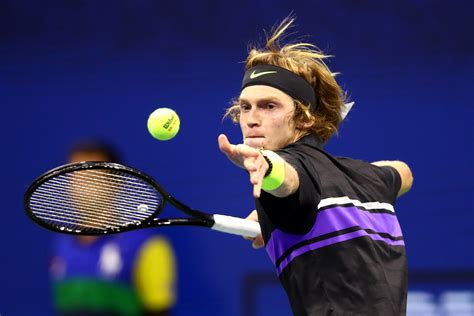 Play for the kids, play for the light. Andrey Rublev rallies from a set down to advance in St. Petersburg | TENNIS.com - Live Scores ...