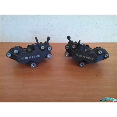 Tokico brand shock absorbers promotional video. Paire d'Etrier Tokico 4 piston - Moto2pieces95