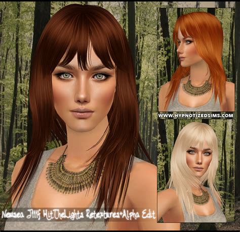 Hypnotized Sims Newsea J111f Hitthelights Retextures Alpha Edit For