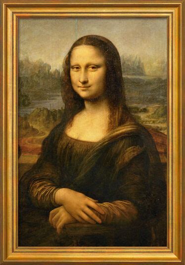 Leonardo Da Vinci Painting Mona Lisa La Gioconda