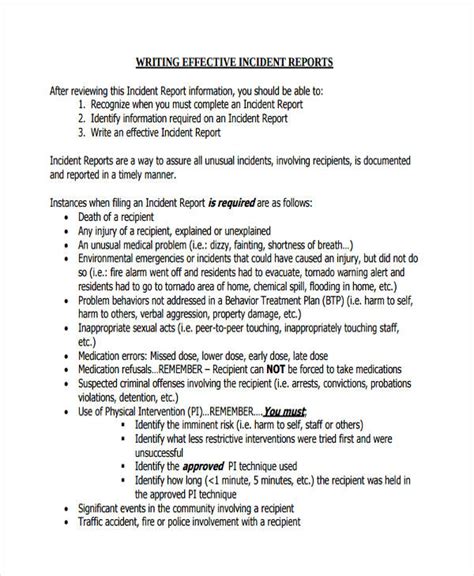Report Writing 25 Examples Pdf Examples