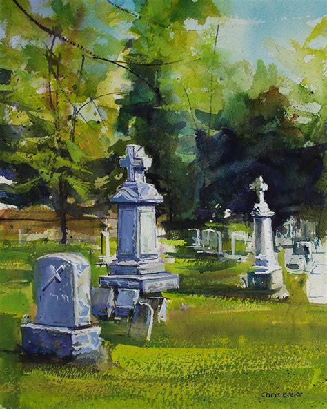 Chris Breier Graveyard Challenge Cemetery Art Graveyard Landscape