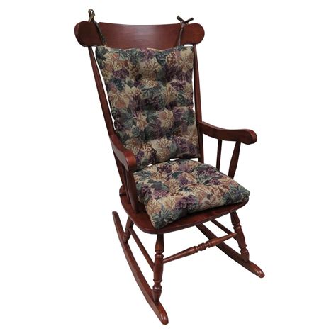 Unbranded Gripper Jumbo Cabernet Rocking Chair Cushion Set 849363xl 86