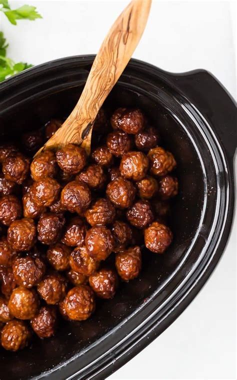Jun 18, 2018 · this worked perfectly as it kept the meatballs in the sauce warm for several hours without breaking down the sour cream. Crockpot Meatballs with Cherry Bourbon Sauce | Recipe ...