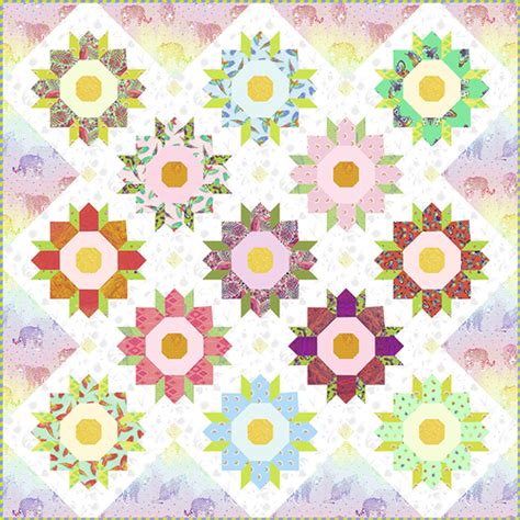 Free Pattern Tula Pink Chrysanthemum Quilt Lancaster Home And Fabric