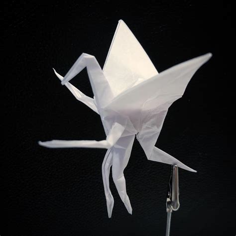 Folded A Crane With Human Limbs Crane Humanoid By Shinji Sasade R