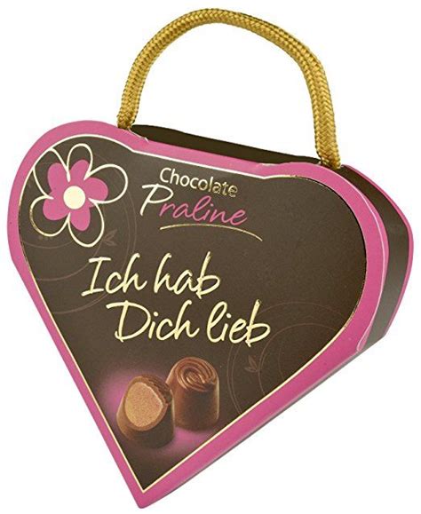 Der valentinstag wird jedes jahr am 14.2. Pralinenschachtel in Herz Form | Pralinen Geschenk ...