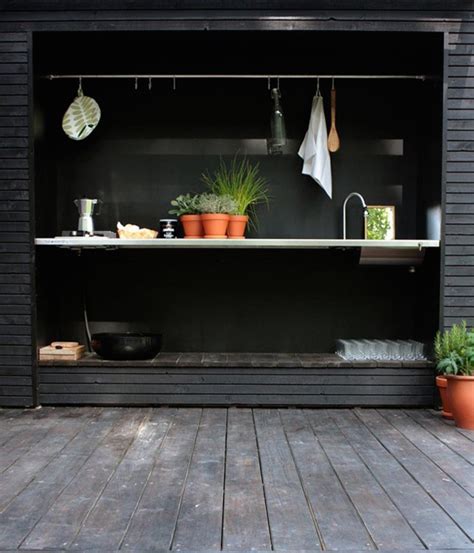 Built In Outdoor Kitchen Storage Ideas Homemydesign