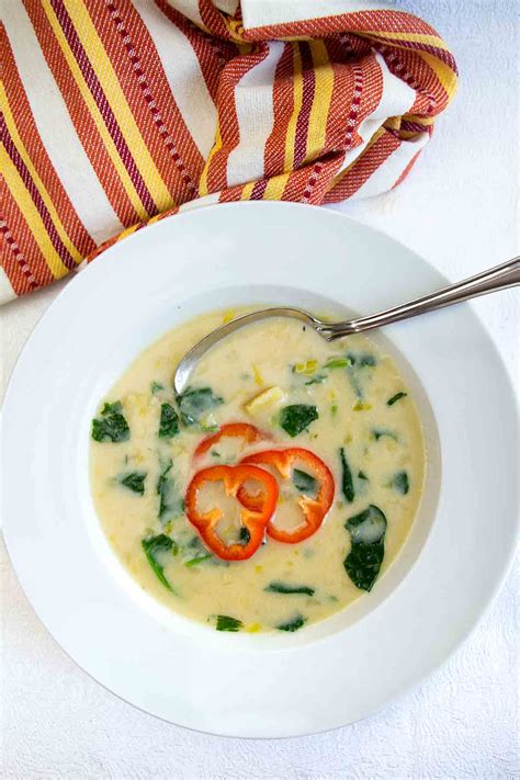 Cream Of Spinach Soup With Potatoes Art Of Natural Living