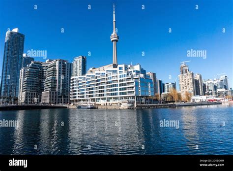 Waterfront And Modern Buildings In Toronto Canada Stock Photo Alamy