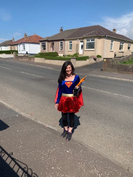 Ayrshire Postie Becomes Local Superhero After Dressing Up As Caped