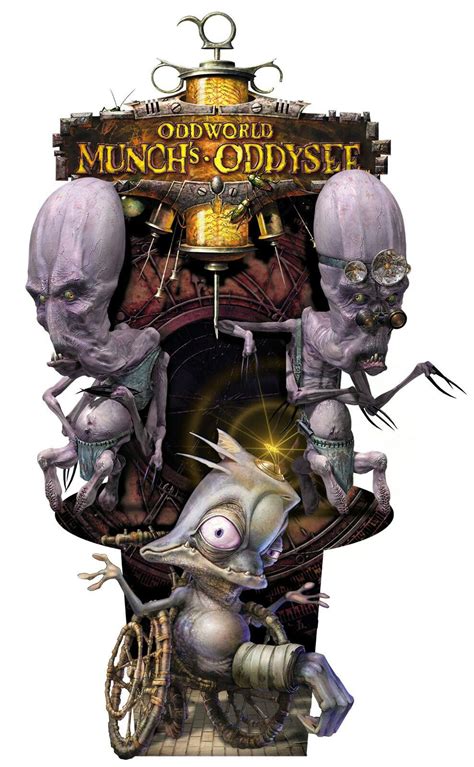 Oddworld Munchs Oddysee Wallpaper Predator Art Game Concept Art