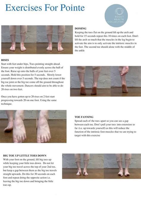 Pointe Work How To Keep Your Feet Strong And Healthy Boost Health