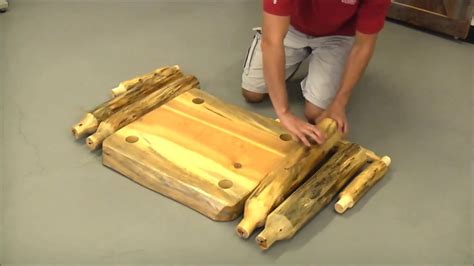 Easy Diy Log Furniture Tools Youtube
