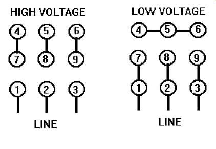 1 phase & 3 phase wiring. GE_5KC43HG2326EX wiring help