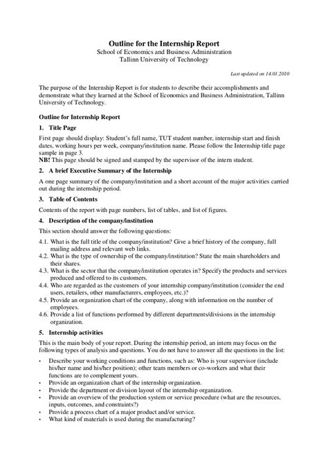 Internship Report Writing 12 Examples Format Word Pdf