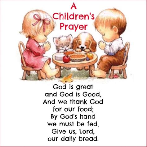 We know you will experience the presence and love of god. Thanksgiving Prayers and Blessings | Childrens prayer, Thanksgiving prayer, Thanksgiving prayers ...