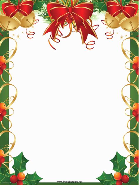 Free Christmas Letter Templates Microsoft Word With Regard To Christmas 38f