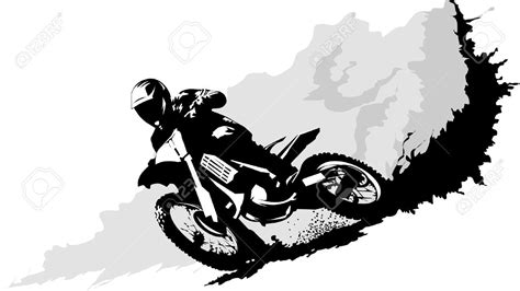 Motocross Stock Vector Illustration And Royalty Free Motocross Clipart