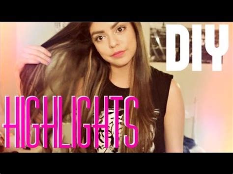 Here's how to give yourself the look for less. DIY Easy Highlights || jessfashion101 - YouTube