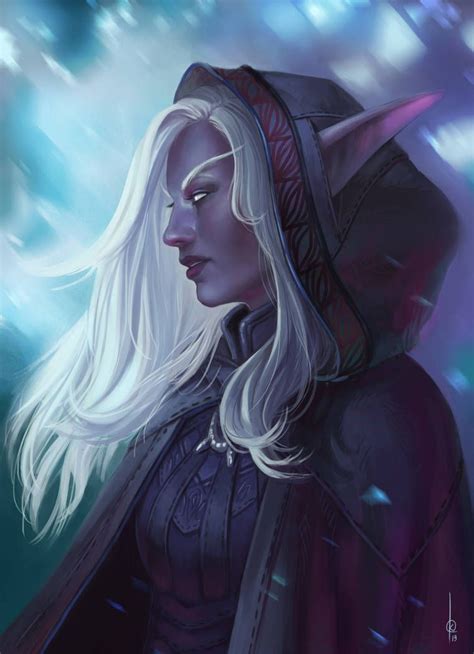 Taluciela By Angevere Dark Elf Elf Art Elves Fantasy