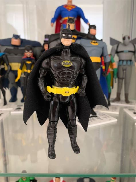 1989 Toybiz Batman Movie Bat Rope Complete Michael Keaton With Cardback