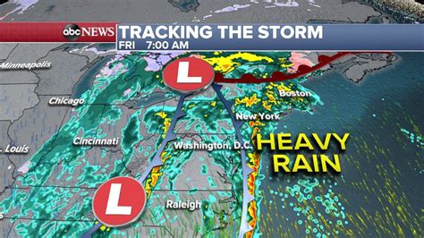 Flood watches issued for entire East Coast as heavy rain moves in - ABC ...