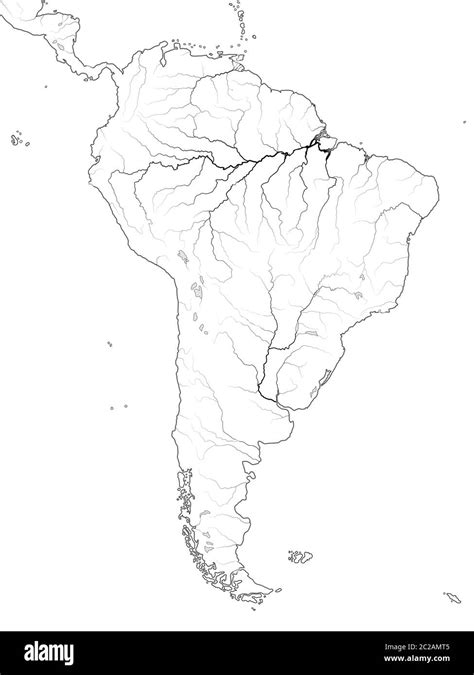 World Map Of South America Latin America Argentina Brazil Peru