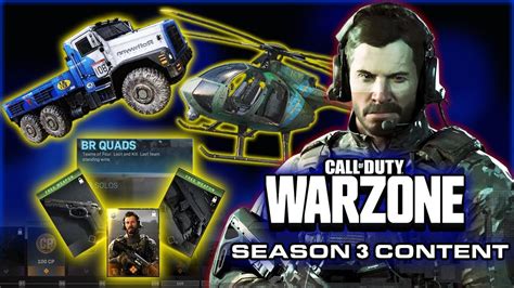 Call Of Duty Warzone Season 3 Full Details On Vehicles Weapons
