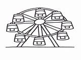 Wheel Ferris Drawing Coloring Getdrawings sketch template