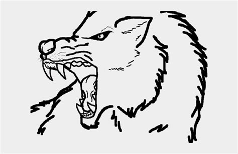 Cool Drawings Of Wolves Easy