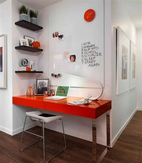 Home Office Nook With Giant Whiteboard And More Ideas For The Spare