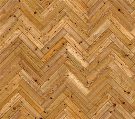 Herringbone Natural Parquet Seamless Floor Texture High Quality