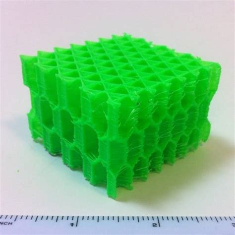 3d Printable 3d Honeycomb Infill Concept By Michael Graham