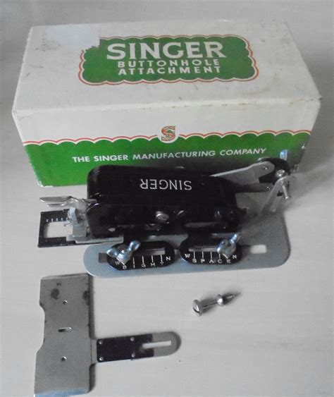 Vintage Singer Simanco Buttonhole Zig Zag Attachment 86662 With
