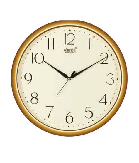 Pavika creations analog 28 cm dia wall clock. Ajanta Ivory Round Wall Clock: Buy Ajanta Ivory Round Wall ...
