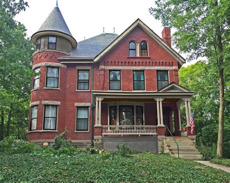 Brick Victorian With Turret Painting Victorian Exterior New York