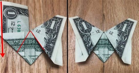 My Money Bookmark Butterfly Origami Dollar Tutorial Diy By Nprokuda