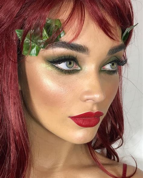 Pin By Demi Rawlings On Do It Fest Och Högtid Poison Ivy Makeup Halloween Makeup