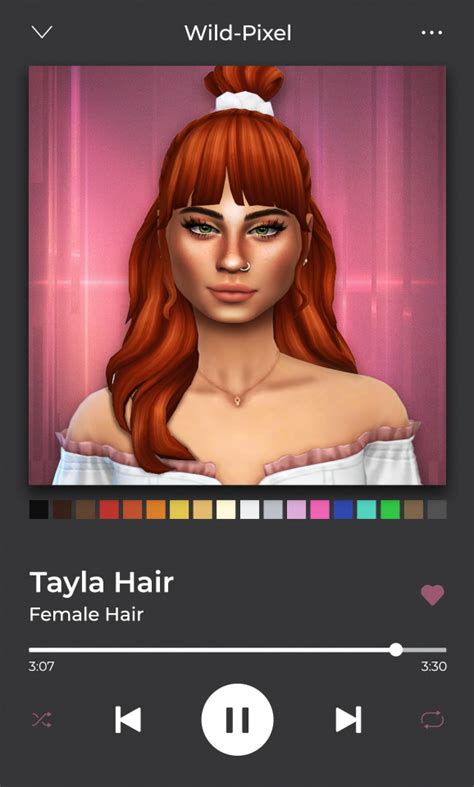 Tayla Hair Set At Wild Pixel Sims 4 Updates