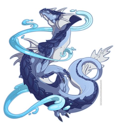 Water Dragon Commission By Mythka On Deviantart
