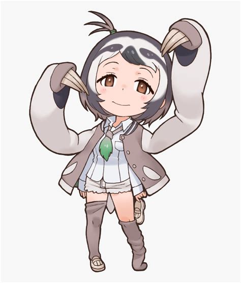 Maybe you would like to learn more about one of these? Transparent Sloth Clipart - Anime Girl With Sloth , Free Transparent Clipart - ClipartKey