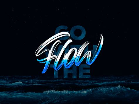 Go With The Flow By Letterspell On Dribbble