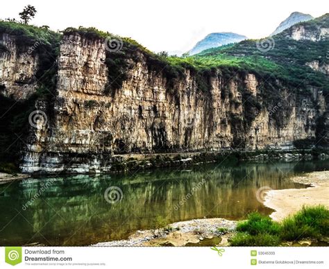 Beautiful Landscape Of Unique Nature In Shidu Conservation Area Stock