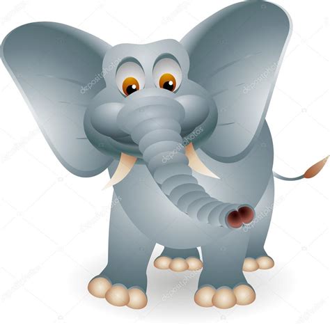 Cute Elephant Cartoon — Stock Vector © Starlight789 13166197