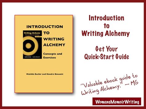 Introduction To Writing Alchemy Concepts And Exercises Get Etsy