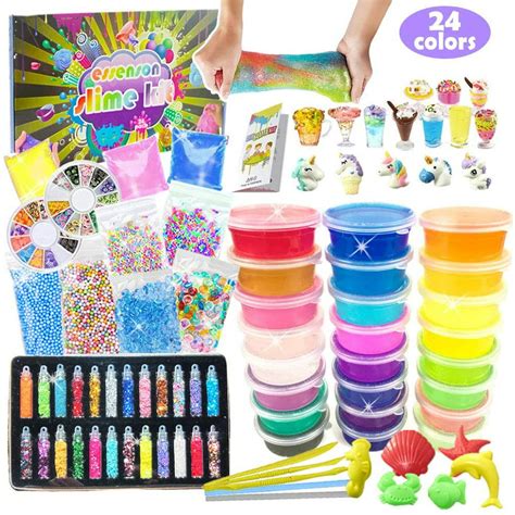 Joyx Slime Kit For Girls Boys Diy Slime Supplies With 24 Colors