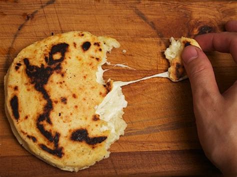 Cheese Stuffed Colombian Style Arepas Recipe Serious Eats