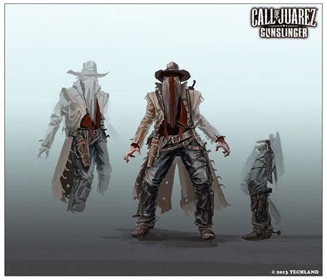 Call Of Juarez Gunslinger Character Art Wojciech Ostrycharz Character Concept Concept Art
