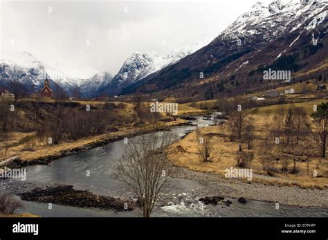 Norways Rivers Flowing Stock Photo Alamy